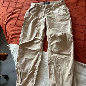 Women’s Tan Balloon Cargo Pants